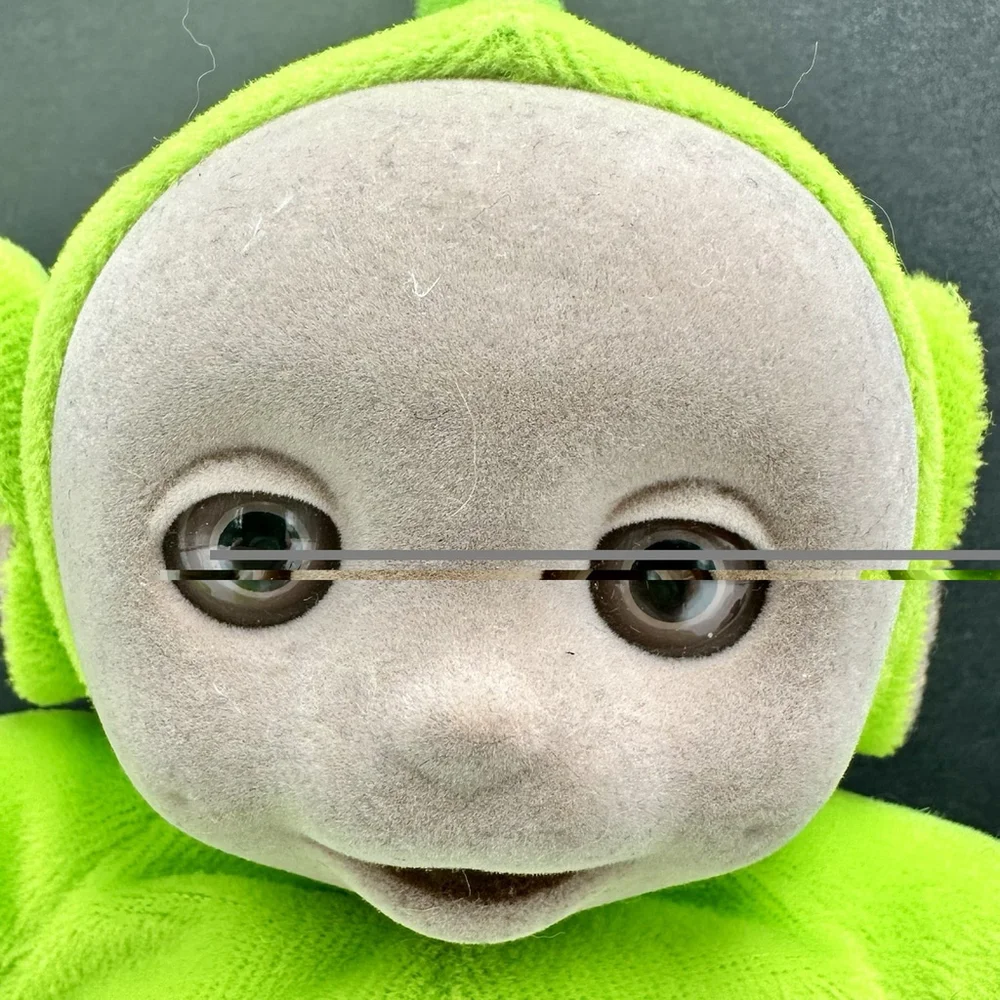 Vintage Teletubbies Plush 1998 Eden Beanie Dipsy Tinky Laa Laa Lot of 3 Read See - Picture 3 of 12